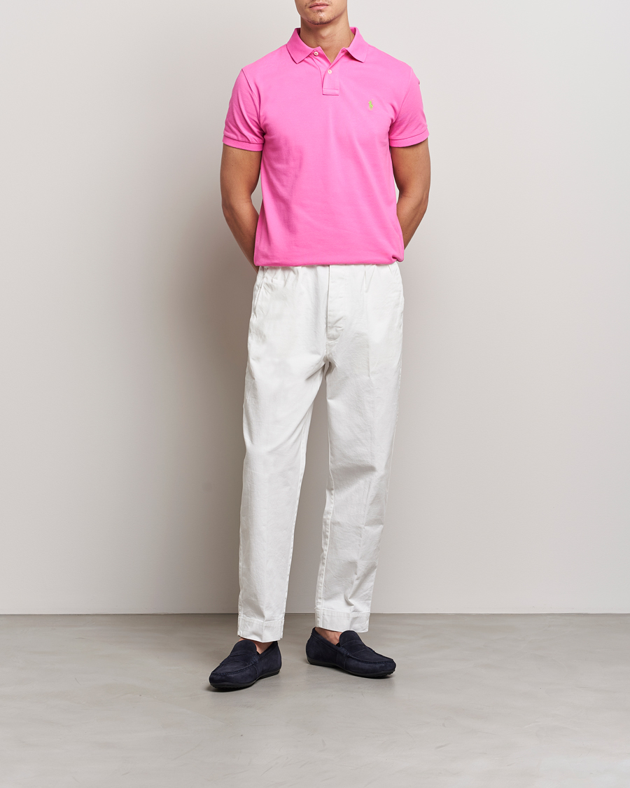 Mies | Pikeet | Polo Ralph Lauren | Custom Slim Fit Polo Dalia Pink