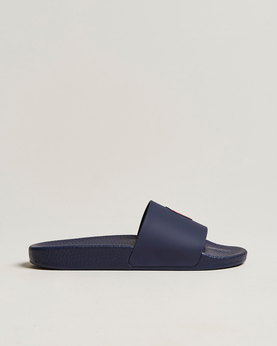 Mies | Polo Ralph Lauren Logo Slides Navy | Polo Ralph Lauren | Logo Slides Navy