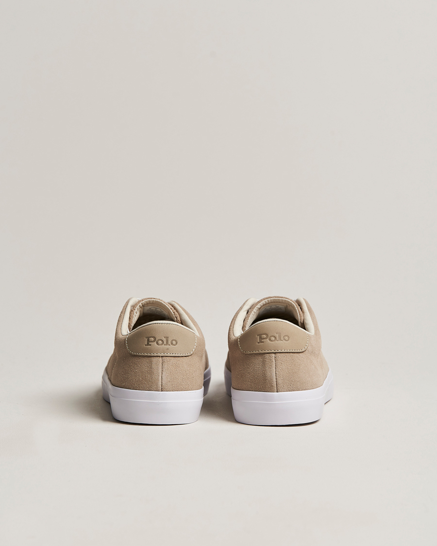 Mies | Longwood Suede Sneaker Straw Khaki | Polo Ralph Lauren | Longwood Suede Sneaker Straw Khaki