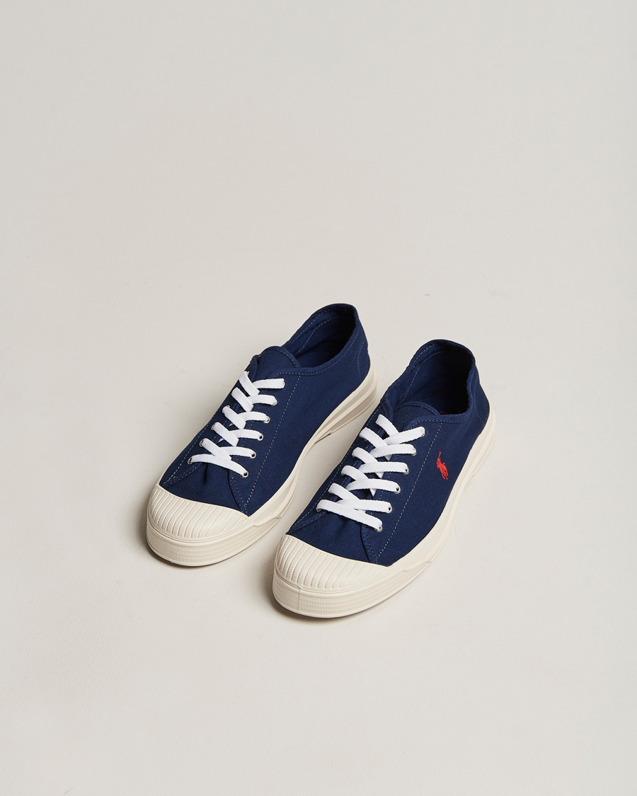 Mies |  | Polo Ralph Lauren | Paloma Canvas Sneaker Newport Navy/Red
