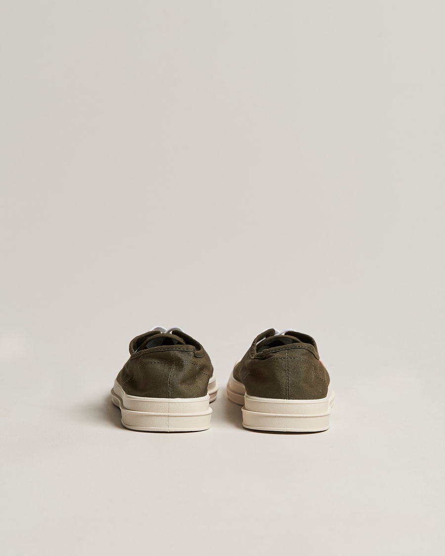 Mies | Paloma Canvas Sneaker Canopy Olive/Orange | Polo Ralph Lauren | Paloma Canvas Sneaker Canopy Olive/Orange