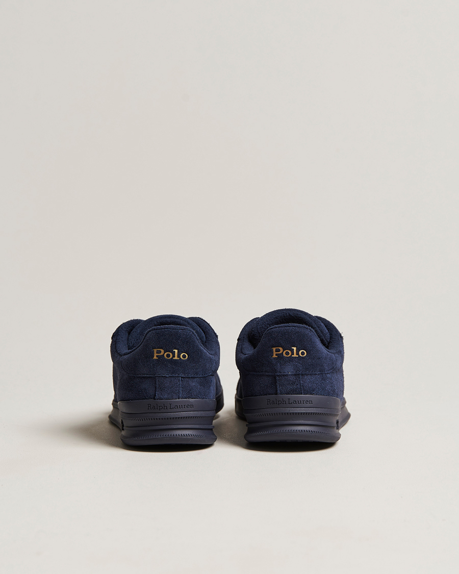 Mies | Polo Ralph Lauren Heritage Court Suede Sneaker Hunter Navy | Polo Ralph Lauren | Heritage Court Suede Sneaker Hunter Navy