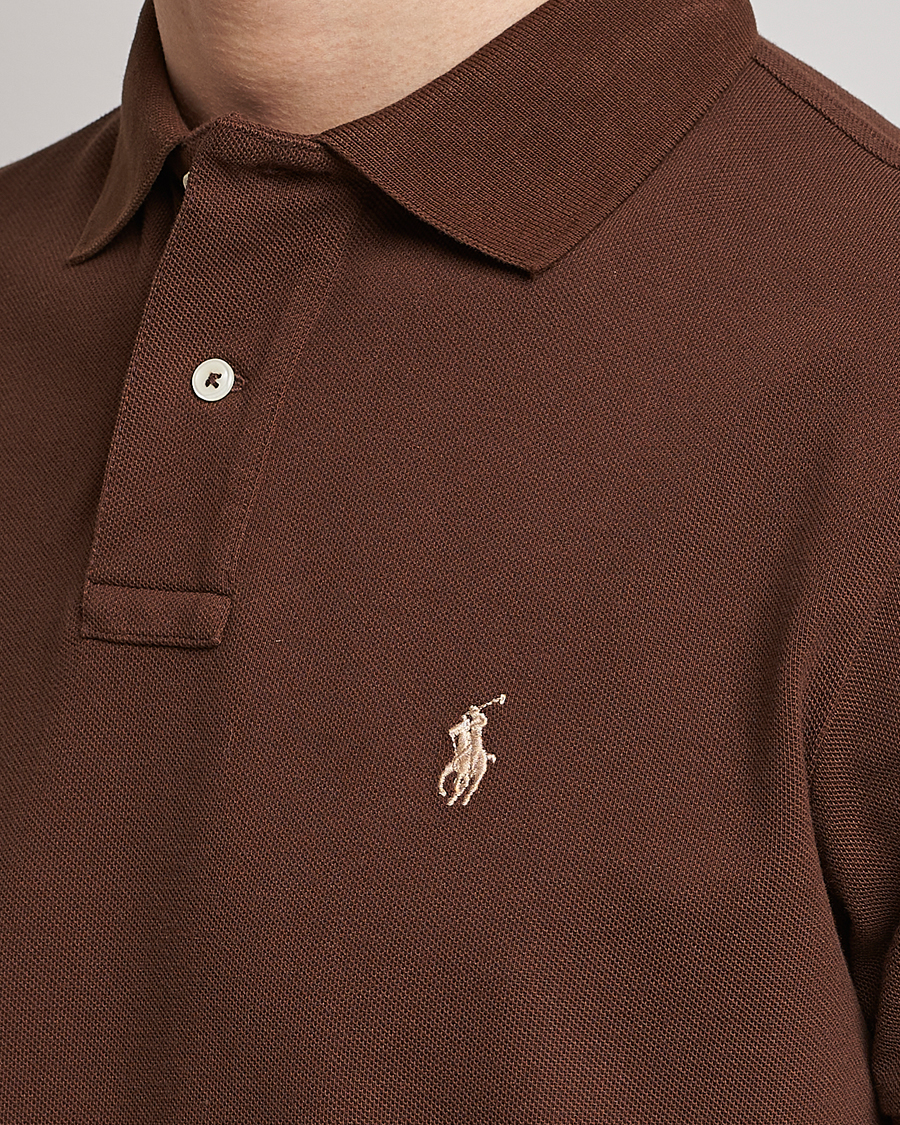 Mies | Pikeet | Polo Ralph Lauren | Custom Slim Fit Polo Branch Brown