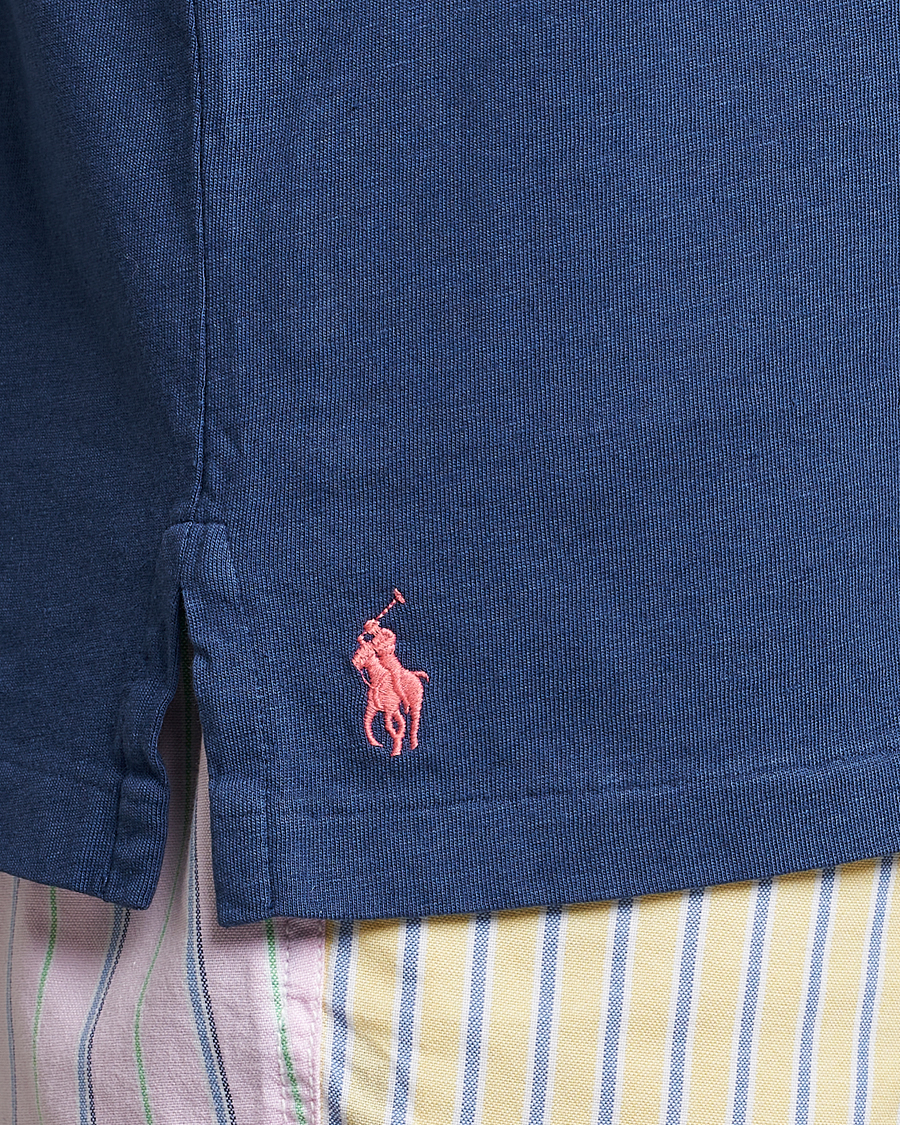 Mies | Pikeet | Polo Ralph Lauren | Cotton/Linen Polo Light Navy