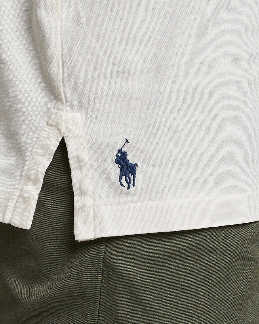 Mies | Pikeet | Polo Ralph Lauren | Cotton/Linen Polo Antique Cream