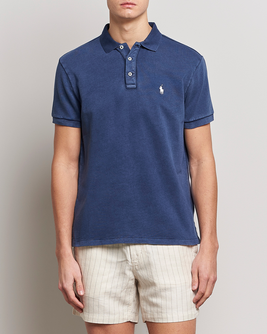 Mies | Preppy Authentic | Polo Ralph Lauren | Custom Fit Spa Terry Polo Newport Navy
