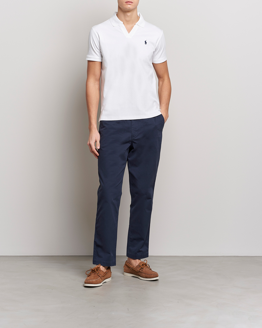 Mies | Pikeet | Polo Ralph Lauren | Luxury Cotton Polo White