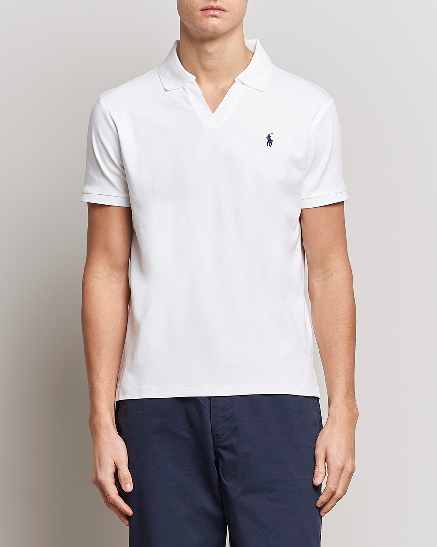 Mies | Pikeet | Polo Ralph Lauren | Luxury Cotton Polo White