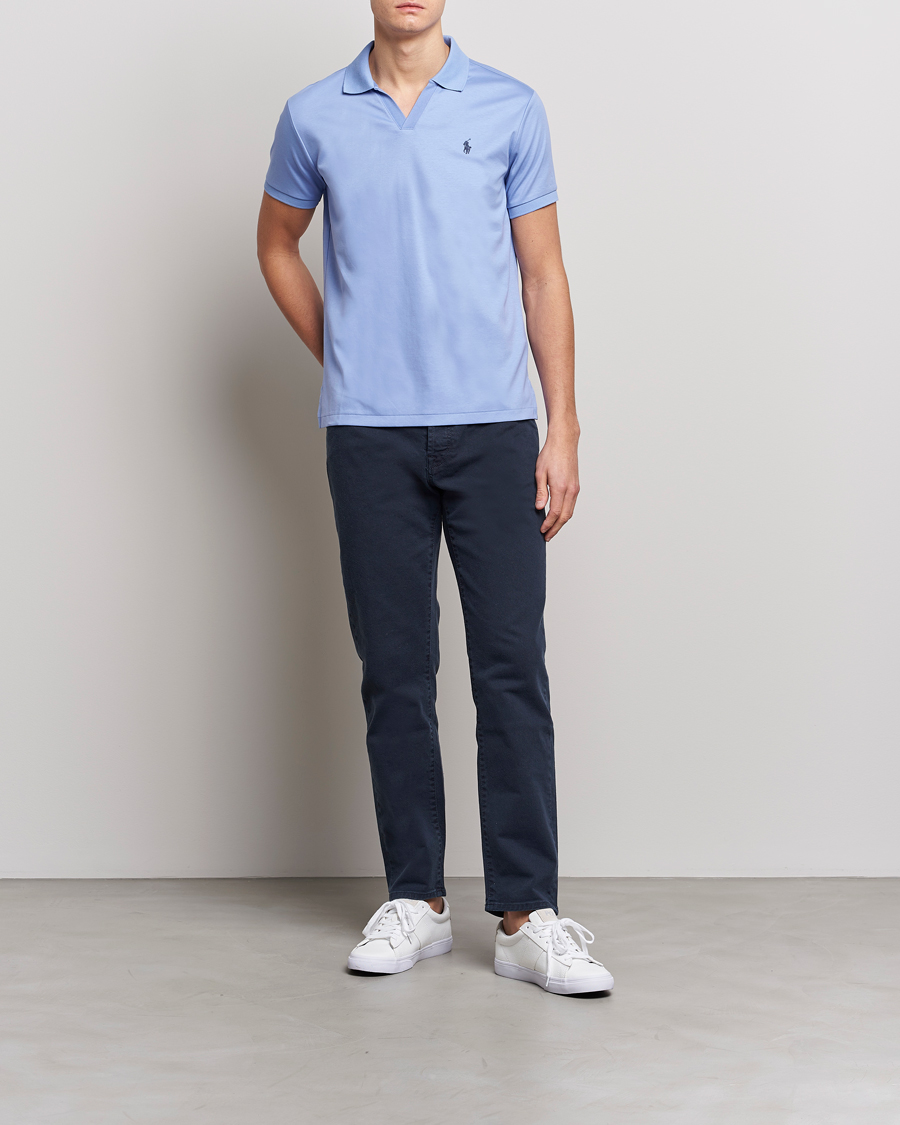 Mies | Pikeet | Polo Ralph Lauren | Luxury Pima Cotton Polo Lafayette Blue