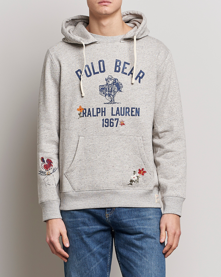 Mies |  | Polo Ralph Lauren | Vintage Fleece Polo Bear Hoodie Brooklyn Heather