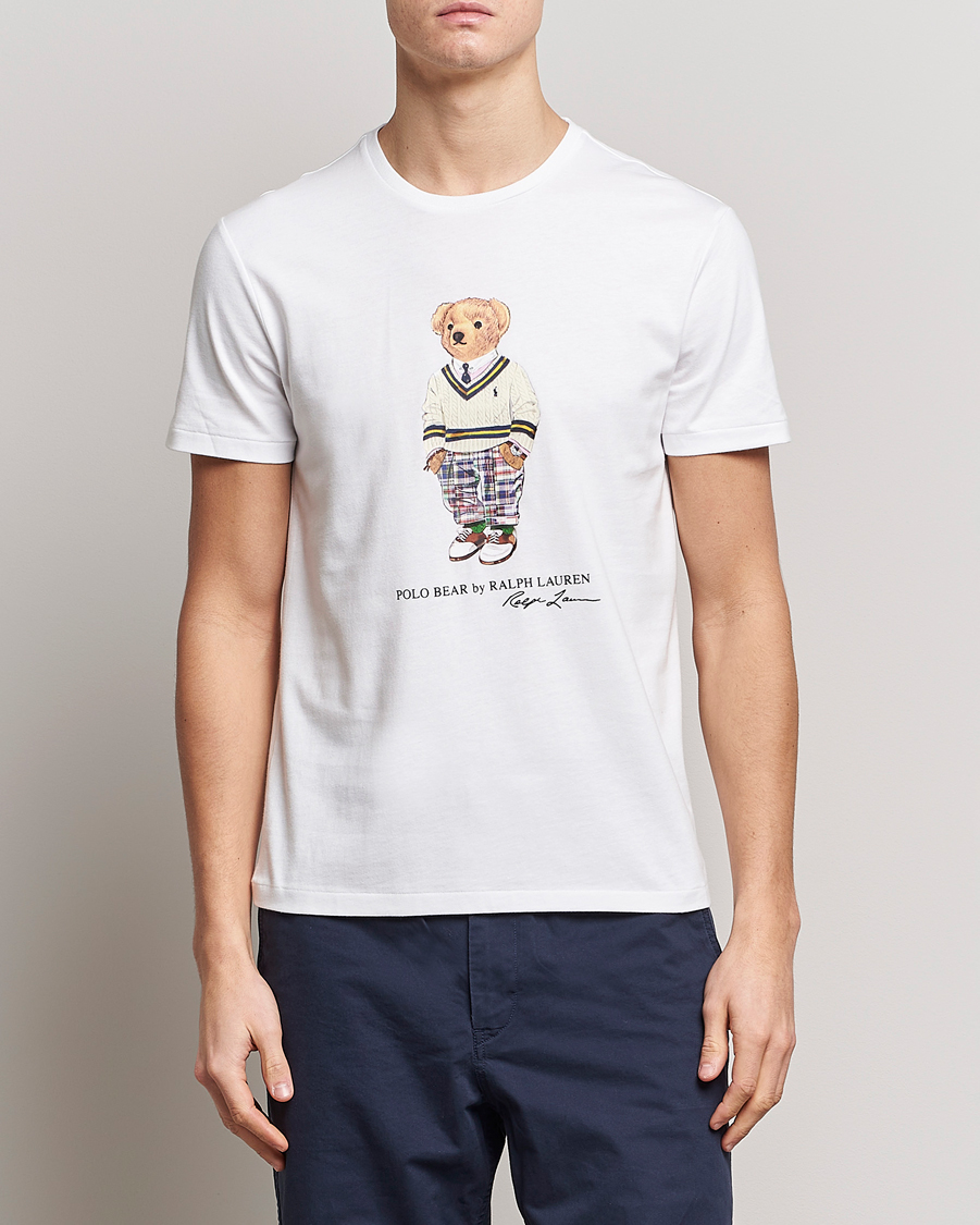 Mies |  | Polo Ralph Lauren | Printed Heritage Bear Crew Neck T-Shirt White