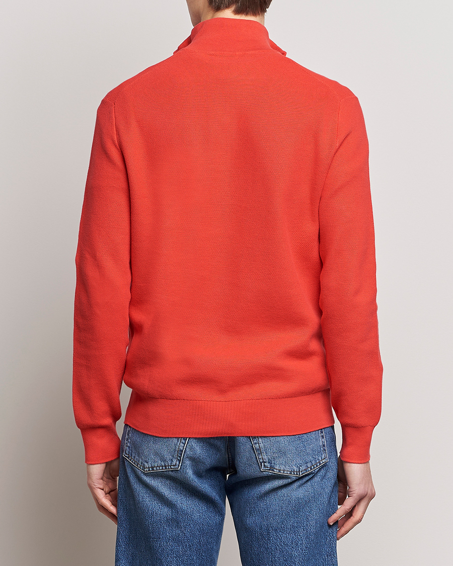 Mies | Puserot | Polo Ralph Lauren | Textured Half-Zip Red Reef