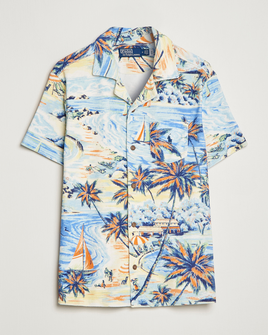 Mies | Kauluspaidat | Polo Ralph Lauren | Terry Hawaiian Beach Short Sleeve Shirt Multi