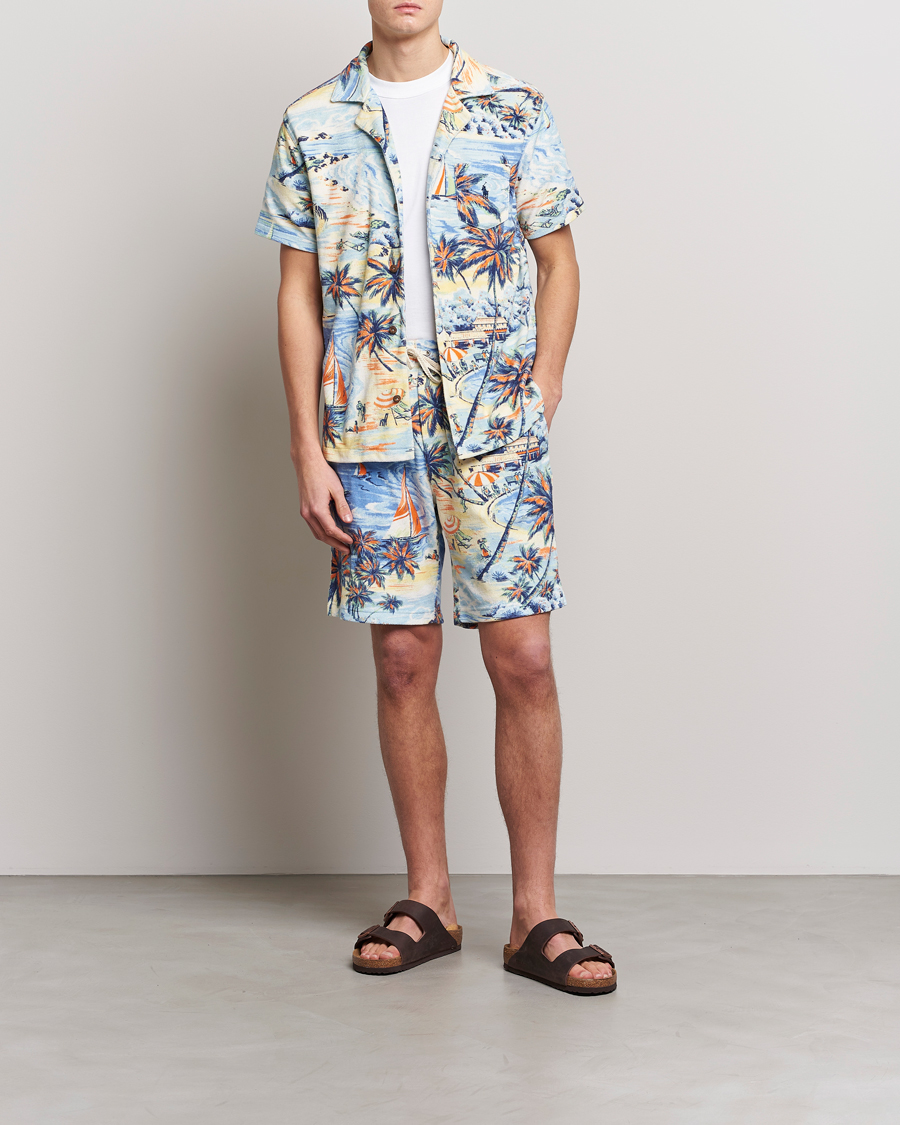 Mies | Kauluspaidat | Polo Ralph Lauren | Terry Hawaiian Beach Short Sleeve Shirt Multi