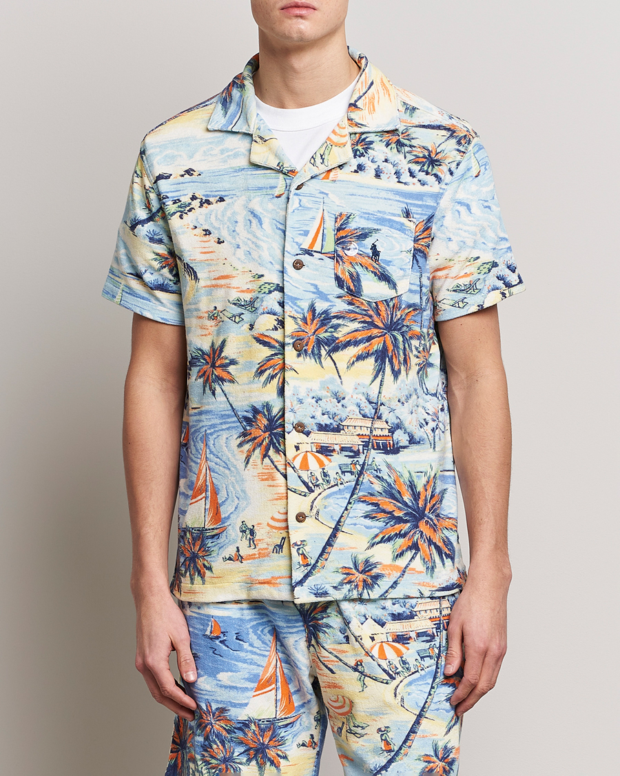 Mies | Kauluspaidat | Polo Ralph Lauren | Terry Hawaiian Beach Short Sleeve Shirt Multi