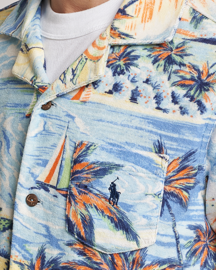 Mies | Kauluspaidat | Polo Ralph Lauren | Terry Hawaiian Beach Short Sleeve Shirt Multi