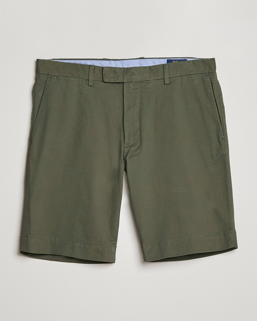 Mies |  | Polo Ralph Lauren | Tailored Slim Fit Shorts Fossil Green