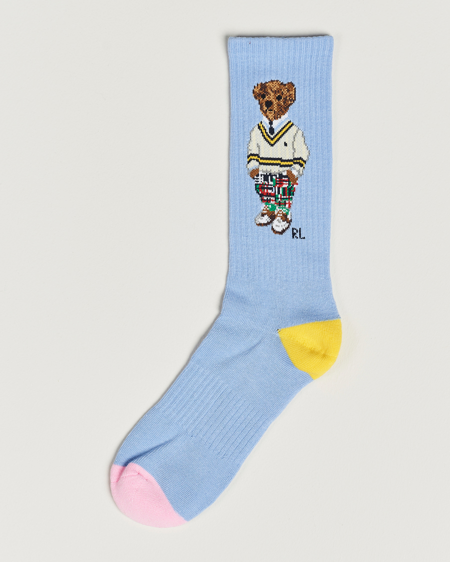 Mies | Alusvaatteet | Polo Ralph Lauren | Cricket Bear Sock Blue Cricket