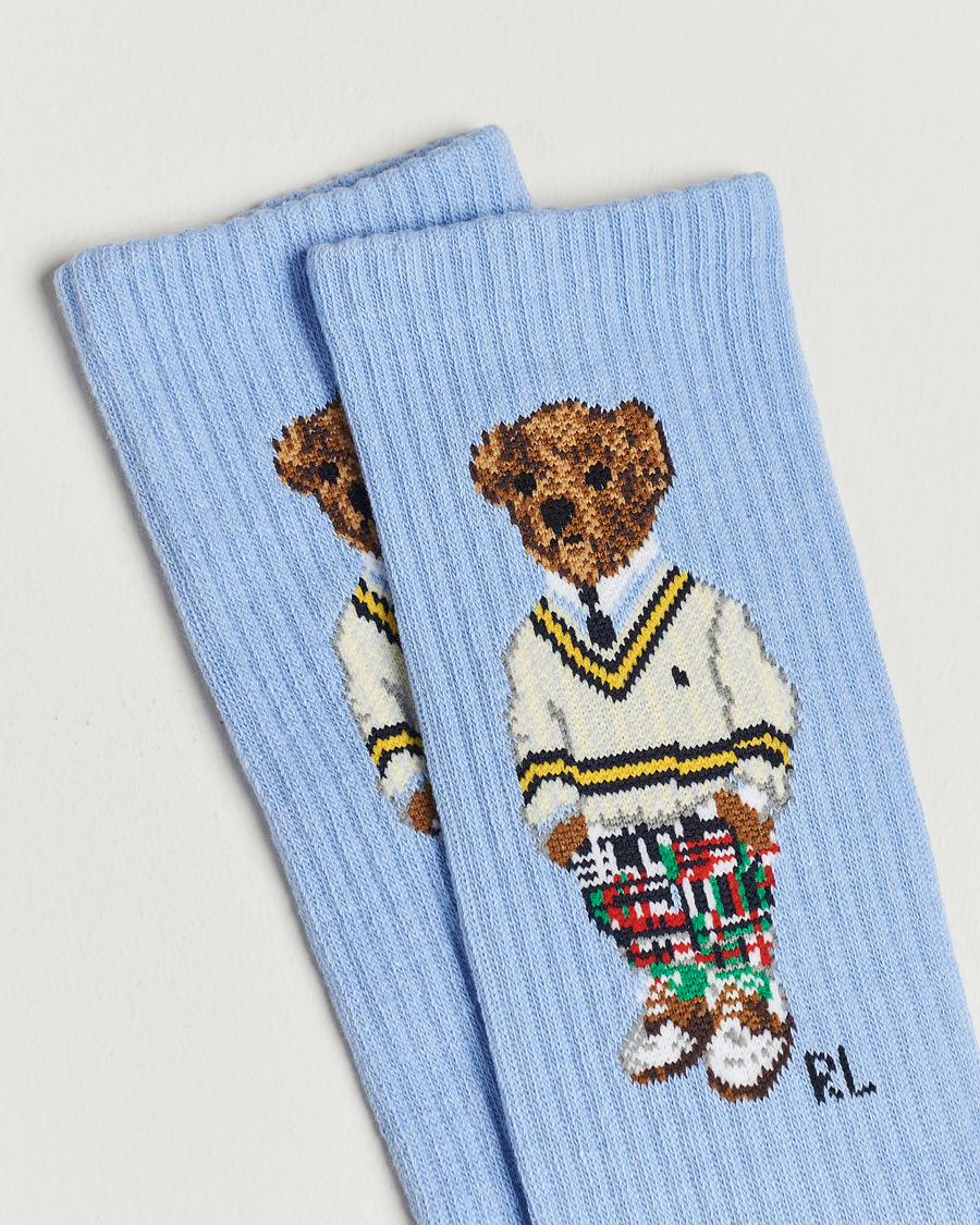 Mies | Alusvaatteet | Polo Ralph Lauren | Cricket Bear Sock Blue Cricket