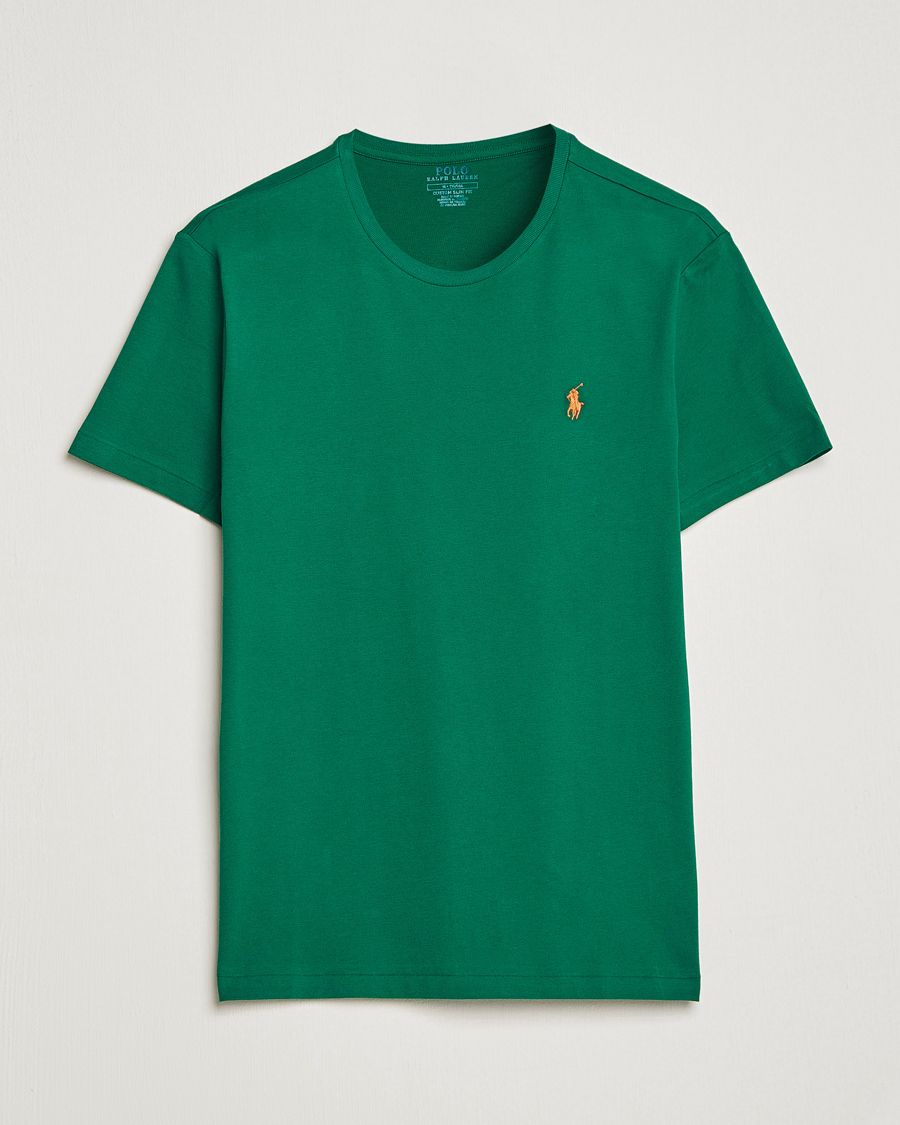 Mies | T-paidat | Polo Ralph Lauren | Crew Neck T-Shirt Primary Green