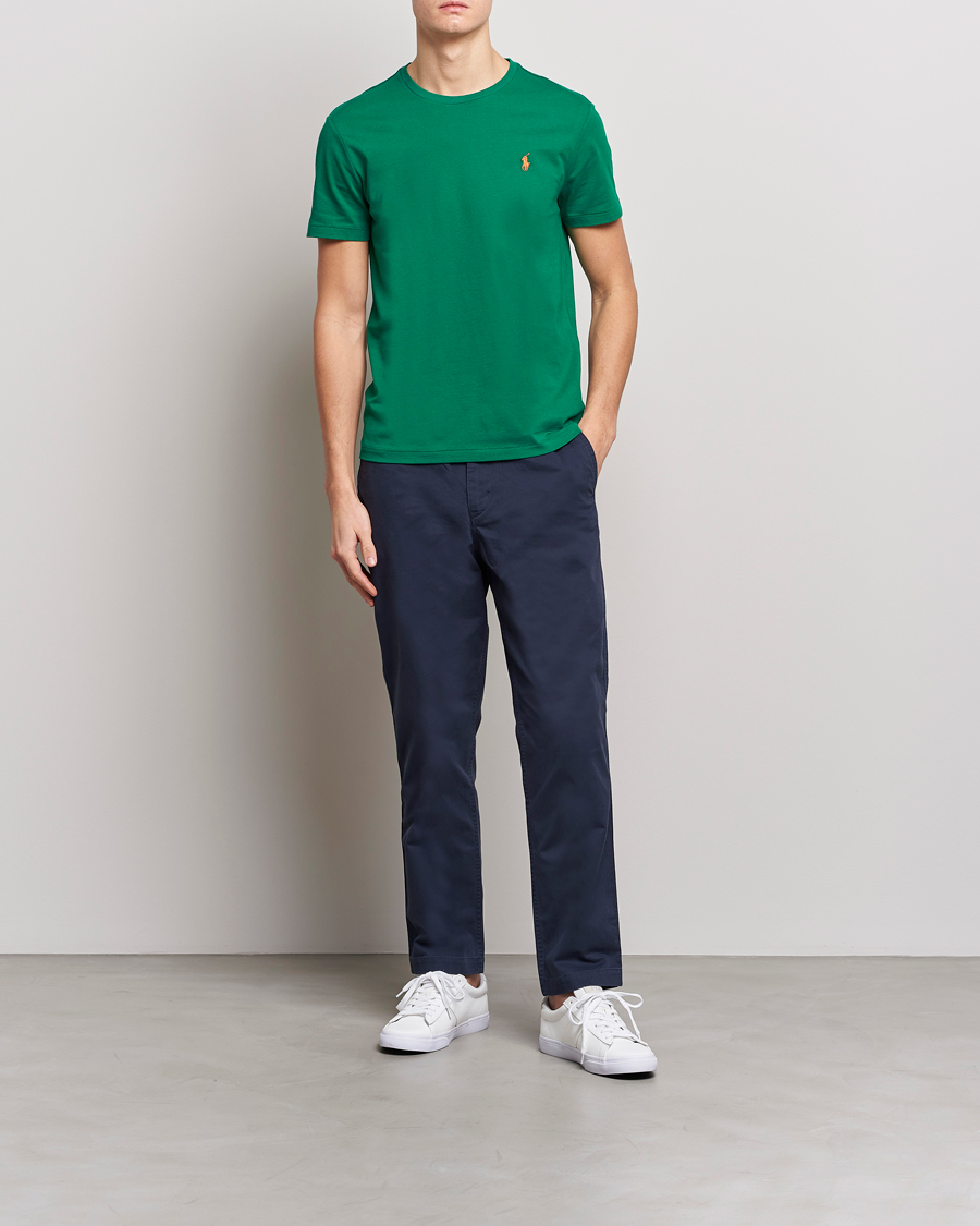 Mies | T-paidat | Polo Ralph Lauren | Crew Neck T-Shirt Primary Green