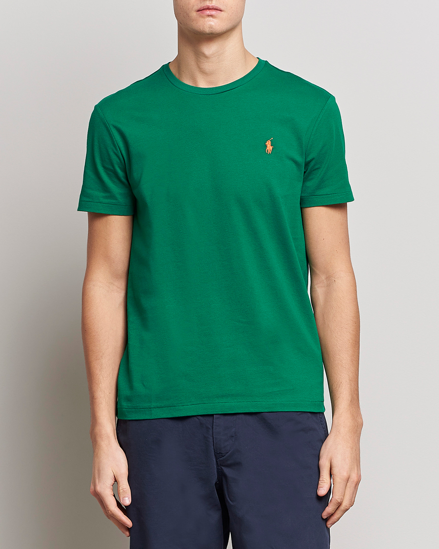 Mies | T-paidat | Polo Ralph Lauren | Crew Neck T-Shirt Primary Green