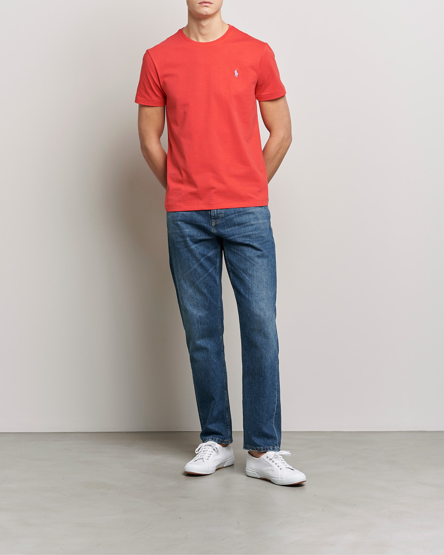 Mies | T-paidat | Polo Ralph Lauren | Crew Neck T-Shirt Red Reef