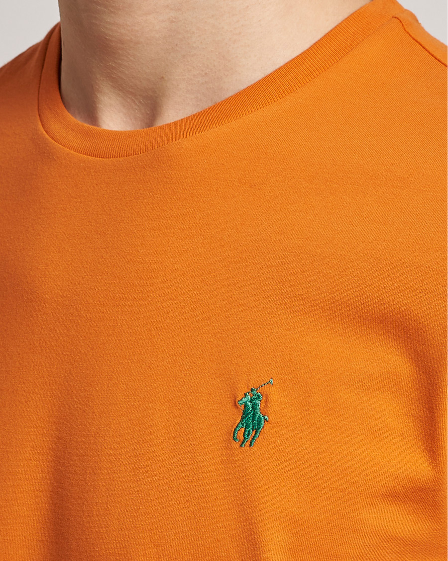 Mies | T-paidat | Polo Ralph Lauren | Crew Neck T-Shirt Optic Orange