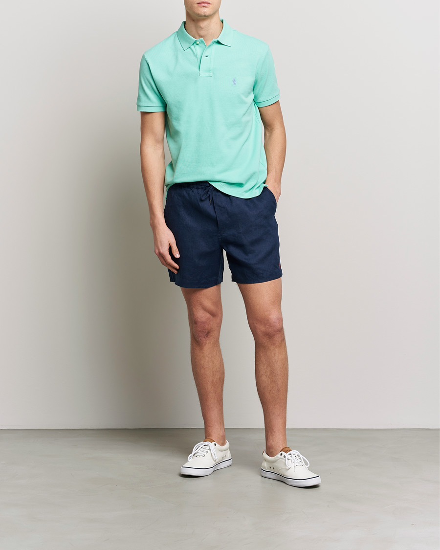 Mies | Pikeet | Polo Ralph Lauren | Custom Slim Fit Polo Aqua Verde