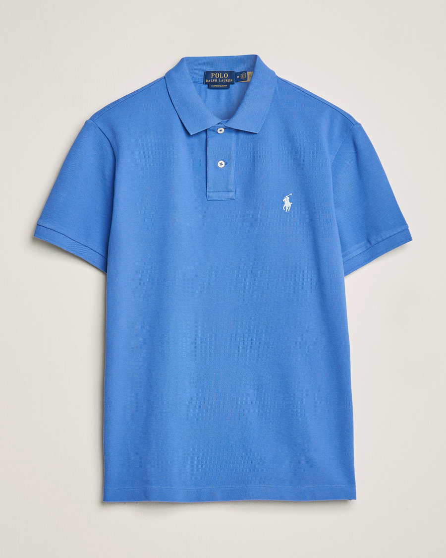 Mies | Pikeet | Polo Ralph Lauren | Custom Slim Fit Polo Maidstone Blue
