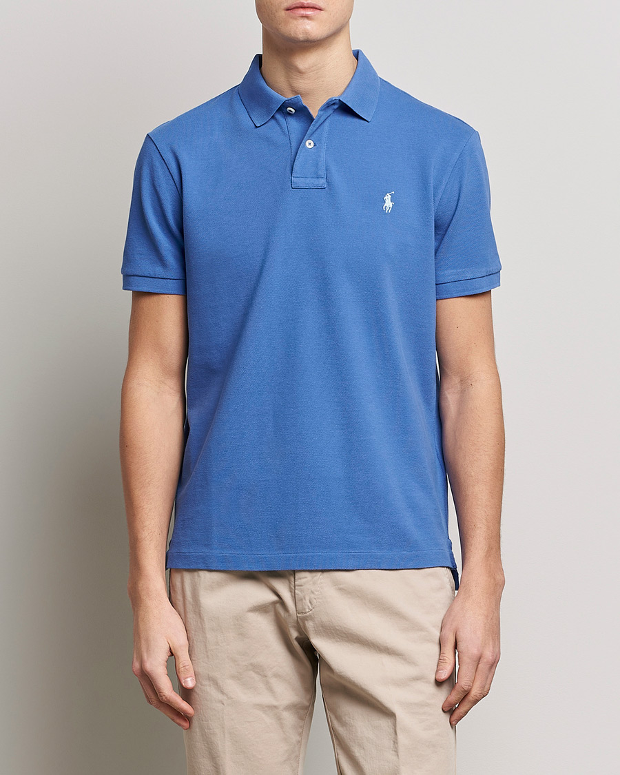 Mies | Pikeet | Polo Ralph Lauren | Custom Slim Fit Polo Maidstone Blue