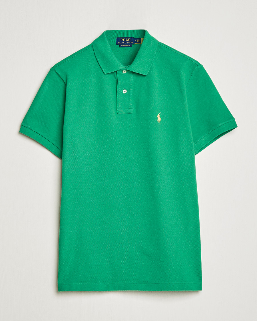 Mies | Pikeet | Polo Ralph Lauren | Custom Slim Fit Polo Optic Green