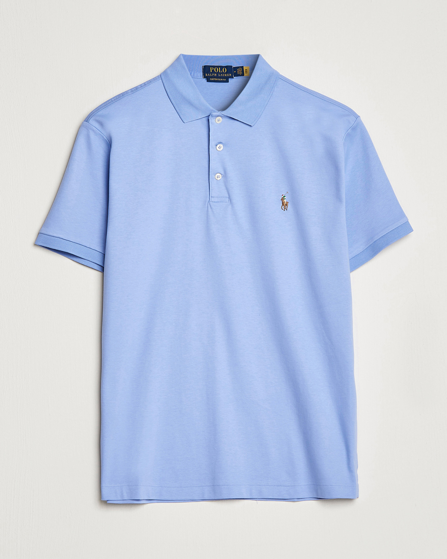Mies | Pikeet | Polo Ralph Lauren | Luxury Pima Cotton Polo Lafayette Blue
