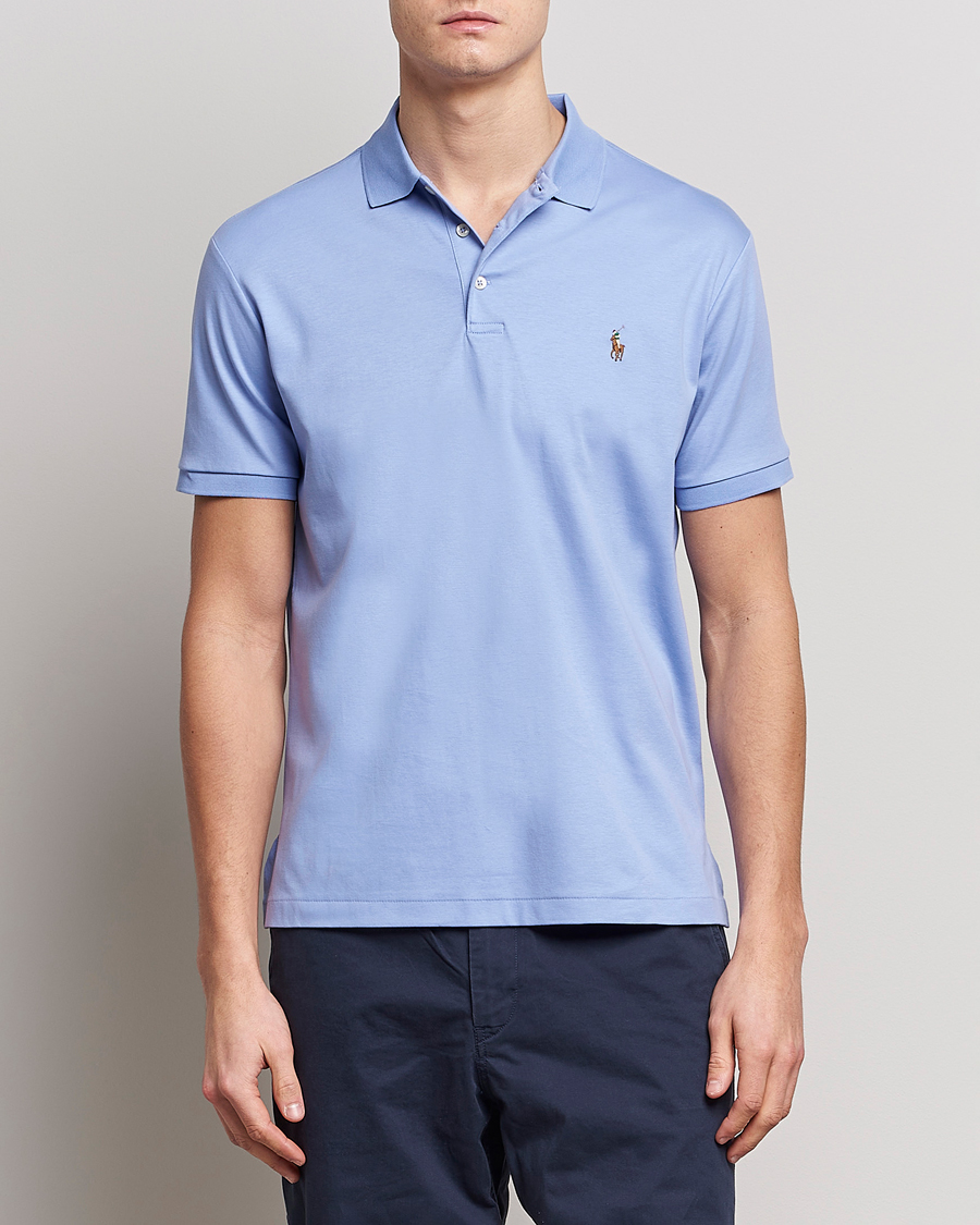 Mies | Pikeet | Polo Ralph Lauren | Luxury Pima Cotton Polo Lafayette Blue