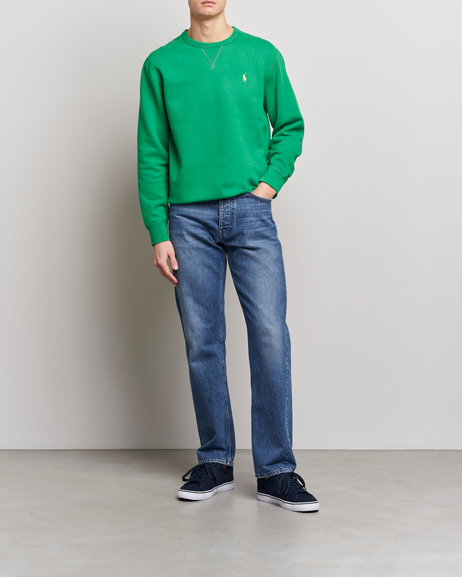Mies | Puserot | Polo Ralph Lauren | Crew Neck Sweatshirt Optic Green