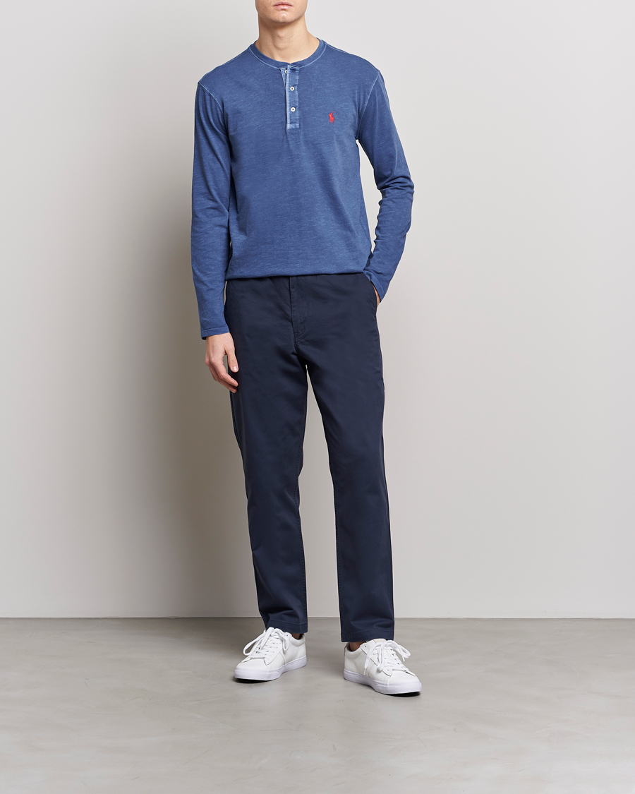 Mies | Puserot | Polo Ralph Lauren | Slub Jersey Henley Old Royal