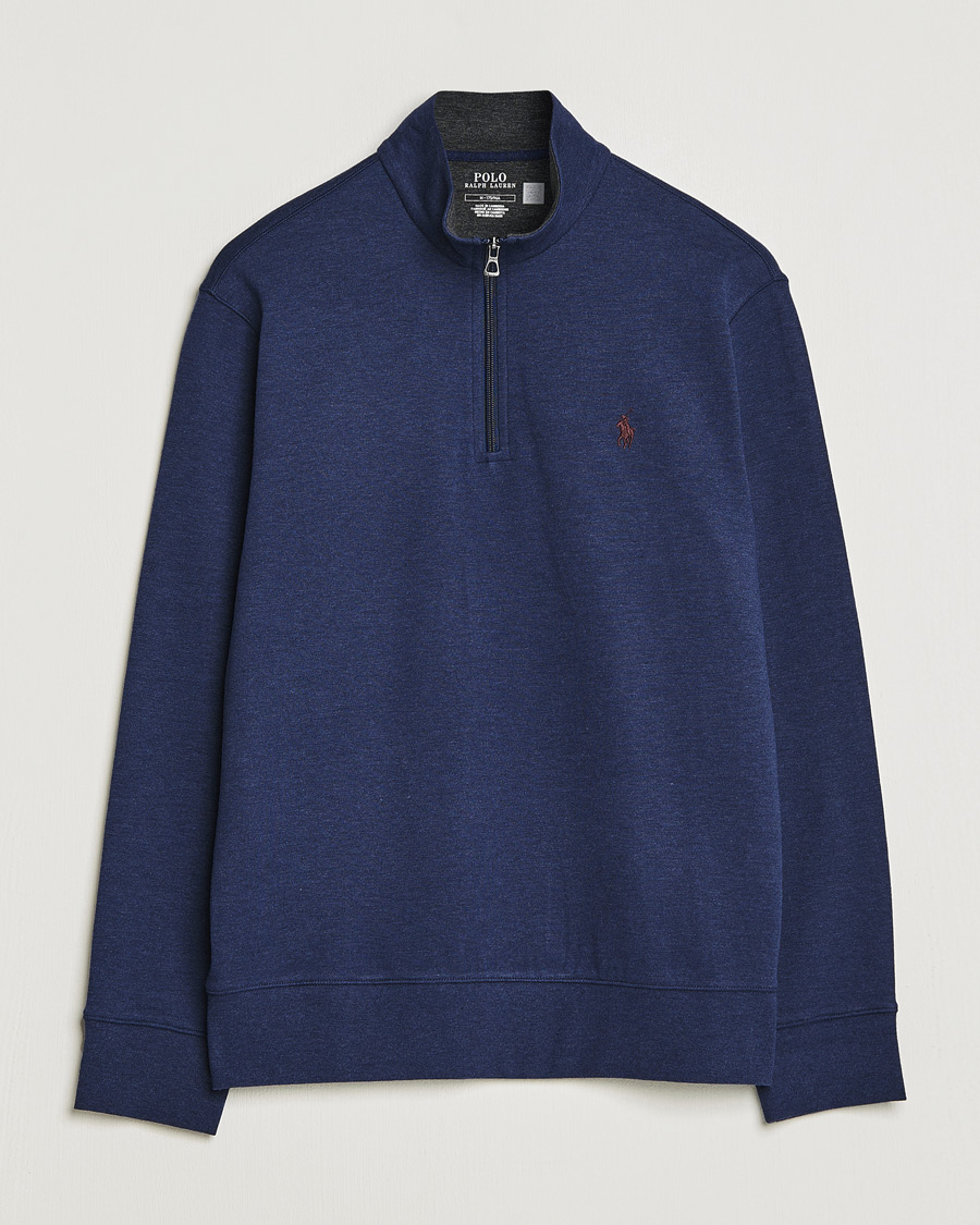 Mies | Puserot | Polo Ralph Lauren | Double Knit Half-Zip Sweater Spring Navy Heather