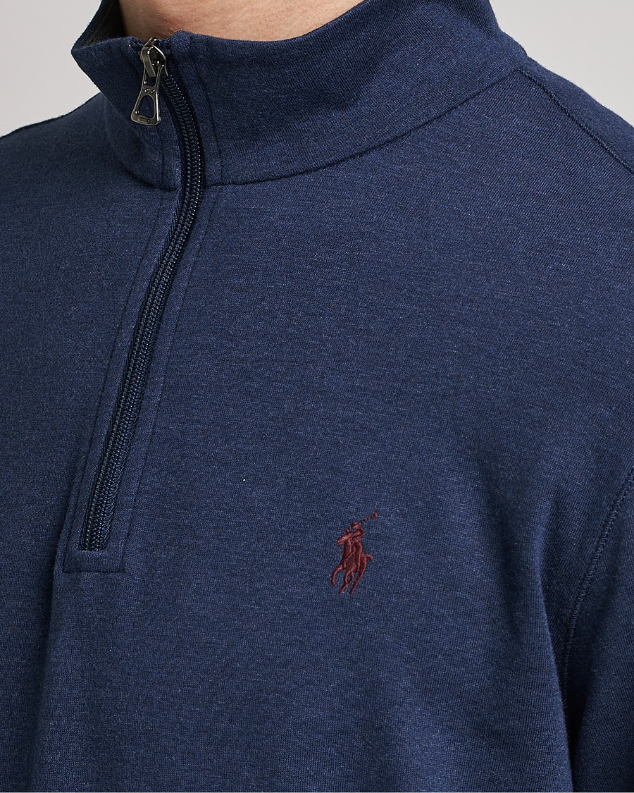 Mies | Puserot | Polo Ralph Lauren | Double Knit Half-Zip Sweater Spring Navy Heather
