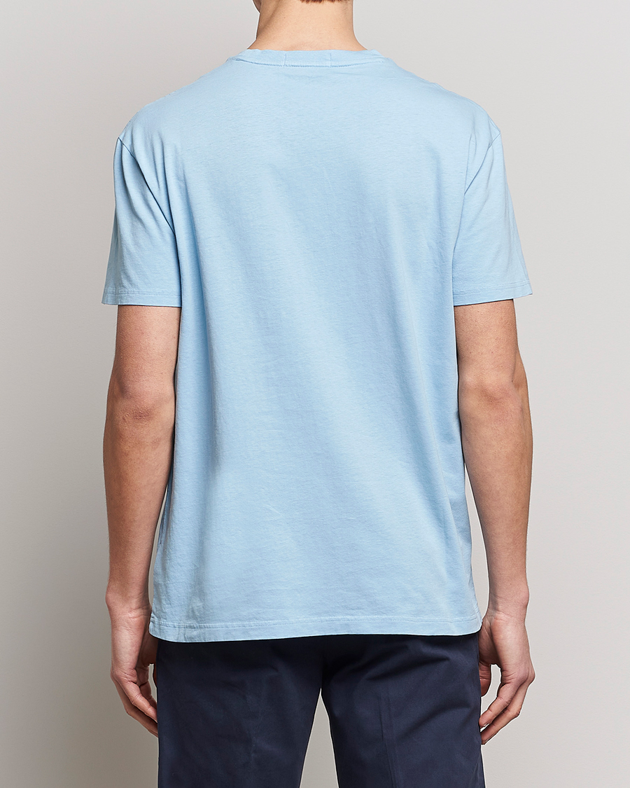 Mies | T-paidat | Polo Ralph Lauren | Cotton/Linen Crew Neck T-Shirt Powder Blue