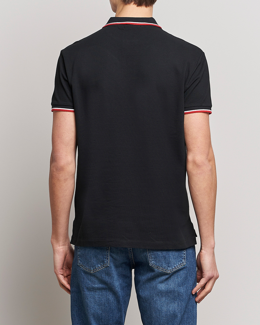 Mies | Pikeet | Polo Ralph Lauren | Custom Slim Fit Tipped Polo Black