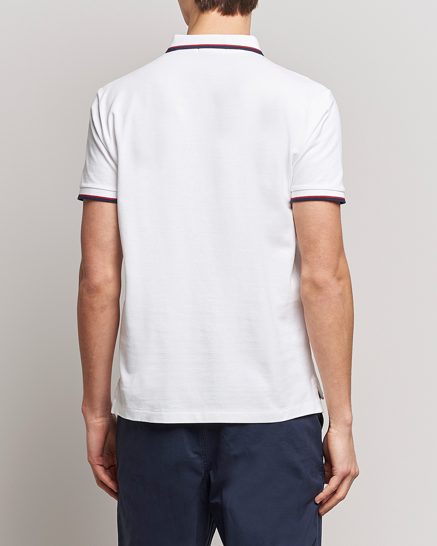 Mies | Pikeet | Polo Ralph Lauren | Custom Slim Fit Tipped Polo White