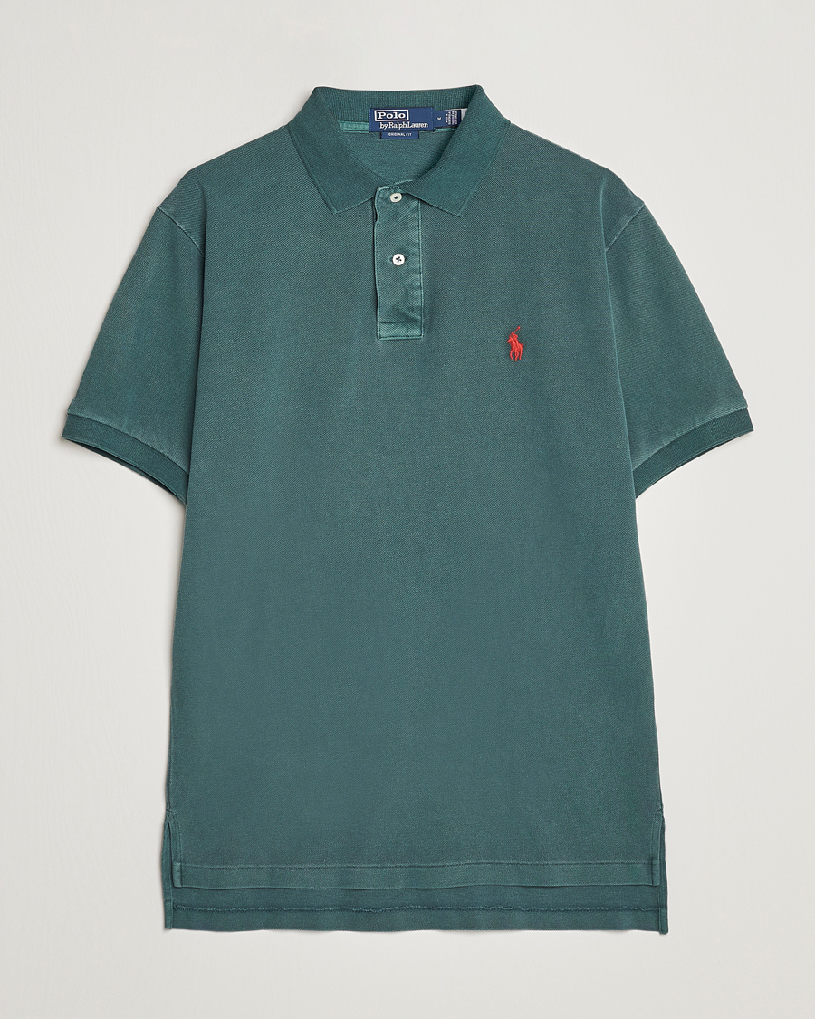 Mies | Pikeet | Polo Ralph Lauren | Heritage Mesh Polo Forest Green