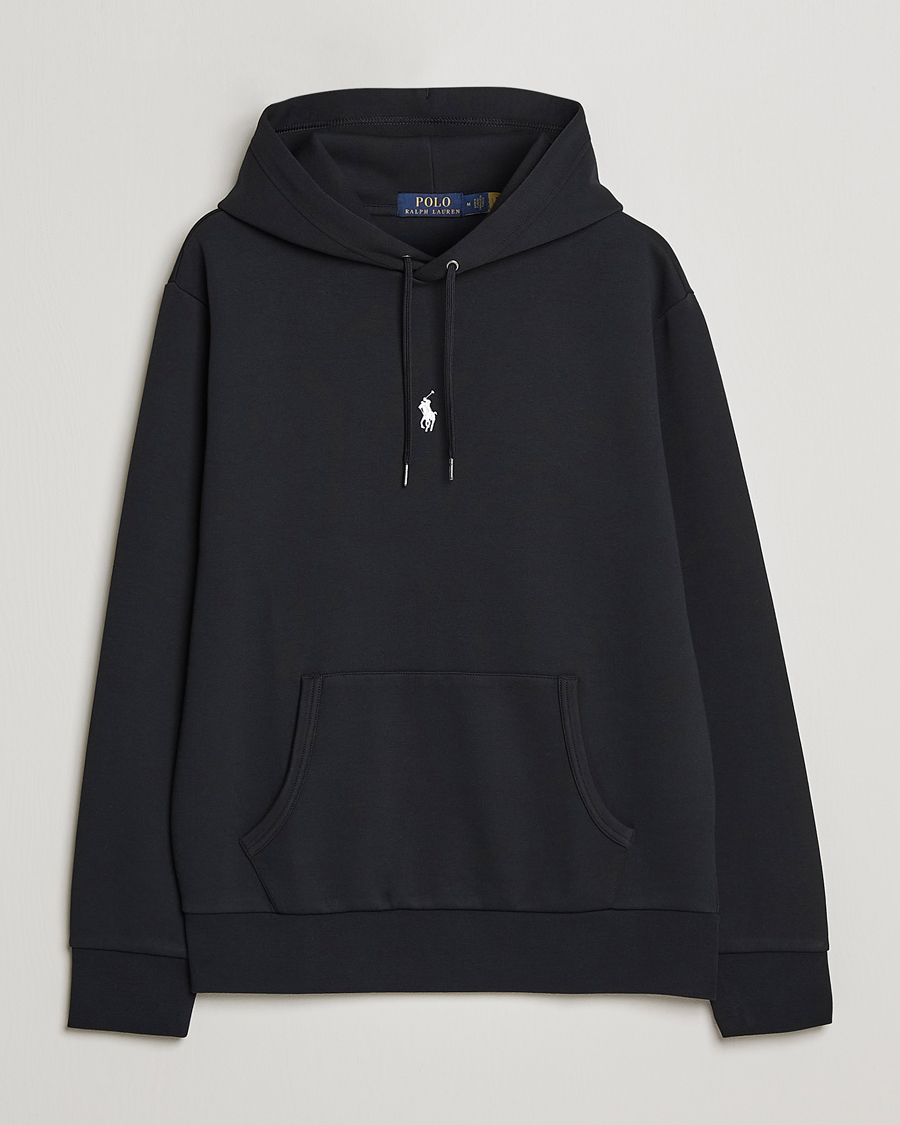 Mies | Puserot | Polo Ralph Lauren | Double Knit Center Logo Hoodie Black