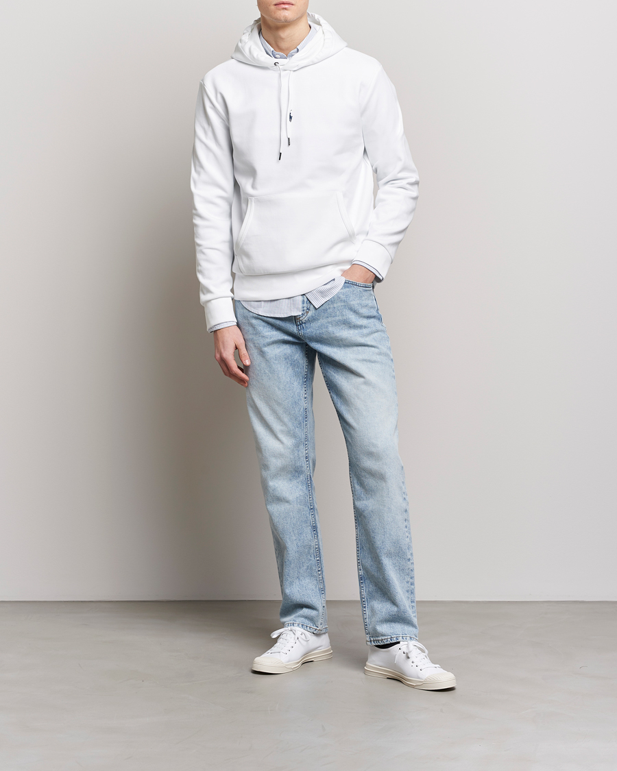 Mies | Puserot | Polo Ralph Lauren | Double Knit Center Logo Hoodie White