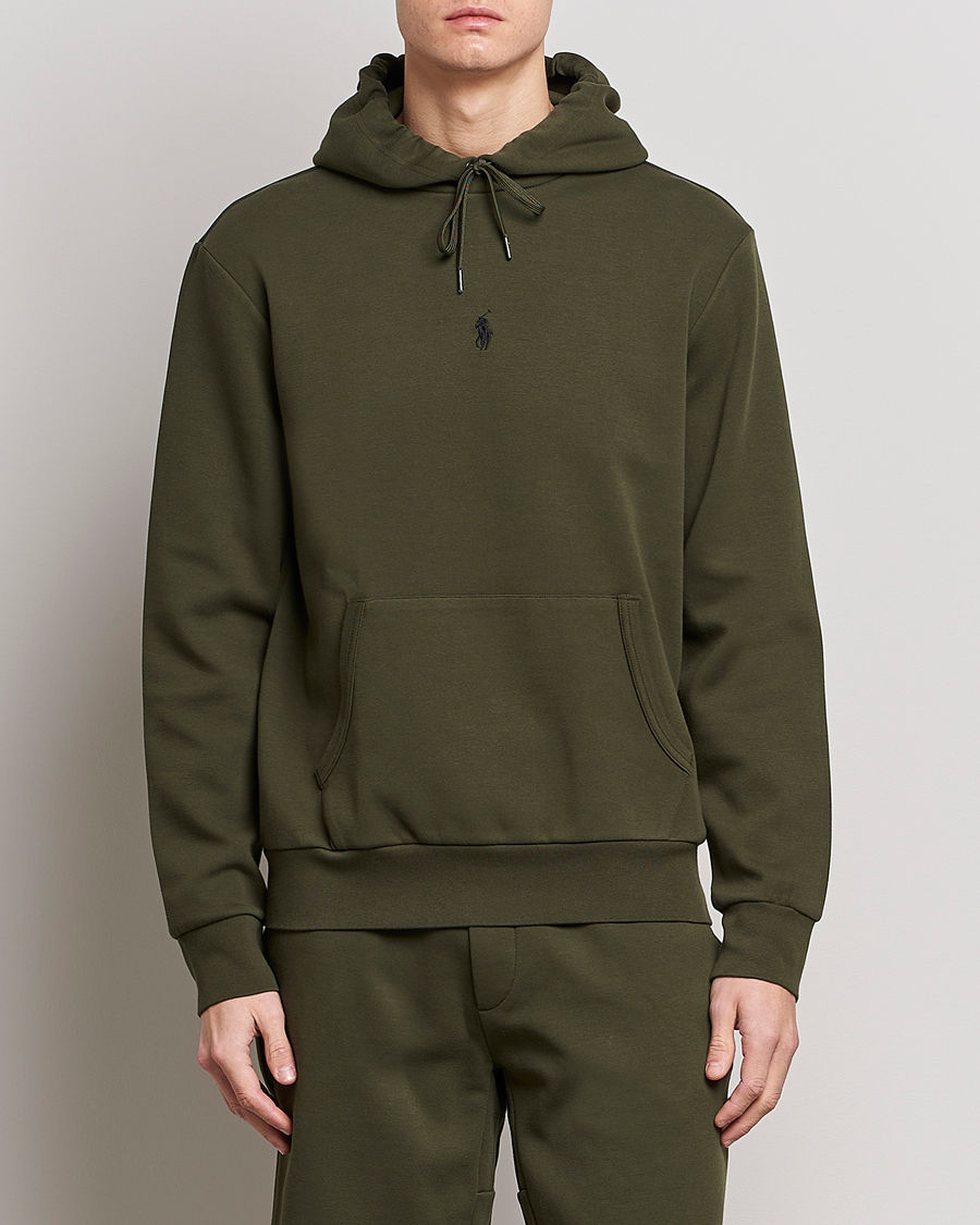 Mies | Puserot | Polo Ralph Lauren | Double Knit Center Logo Hoodie Company Olive