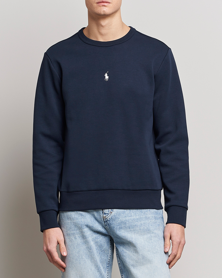 Mies | Collegepuserot | Polo Ralph Lauren | Double Knit Center Logo Sweatshirt Aviator Navy