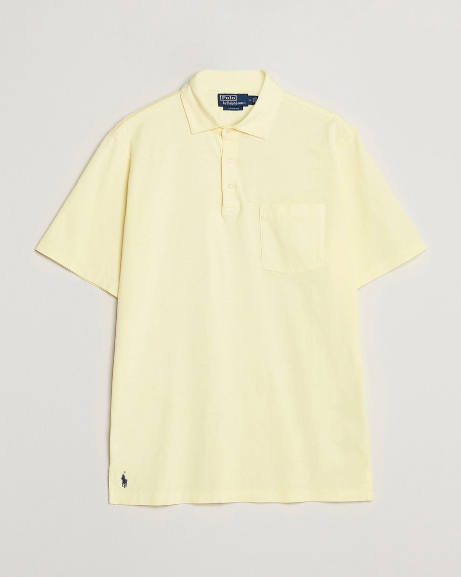 Mies | Pikeet | Polo Ralph Lauren | Cotton/Linen Polo Bristol Yellow