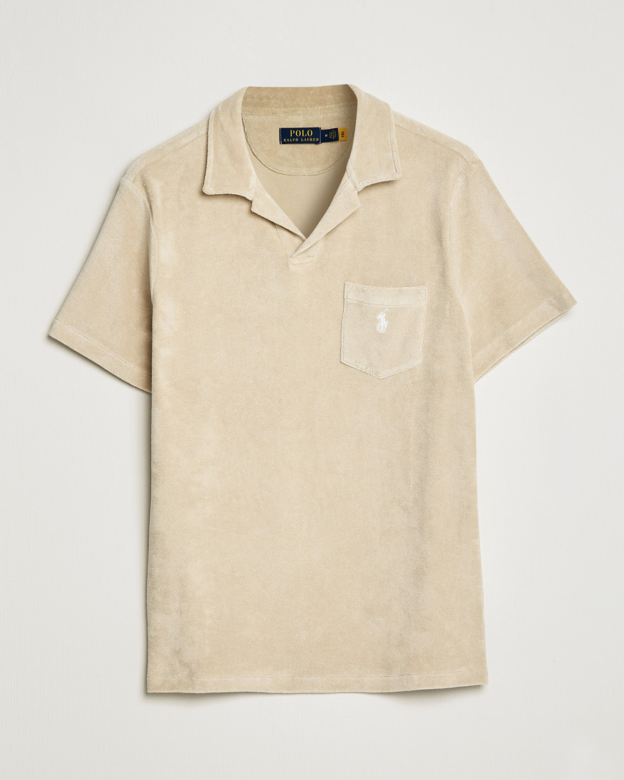 Mies | Pikeet | Polo Ralph Lauren | Cotton Terry Polo Spring Beige