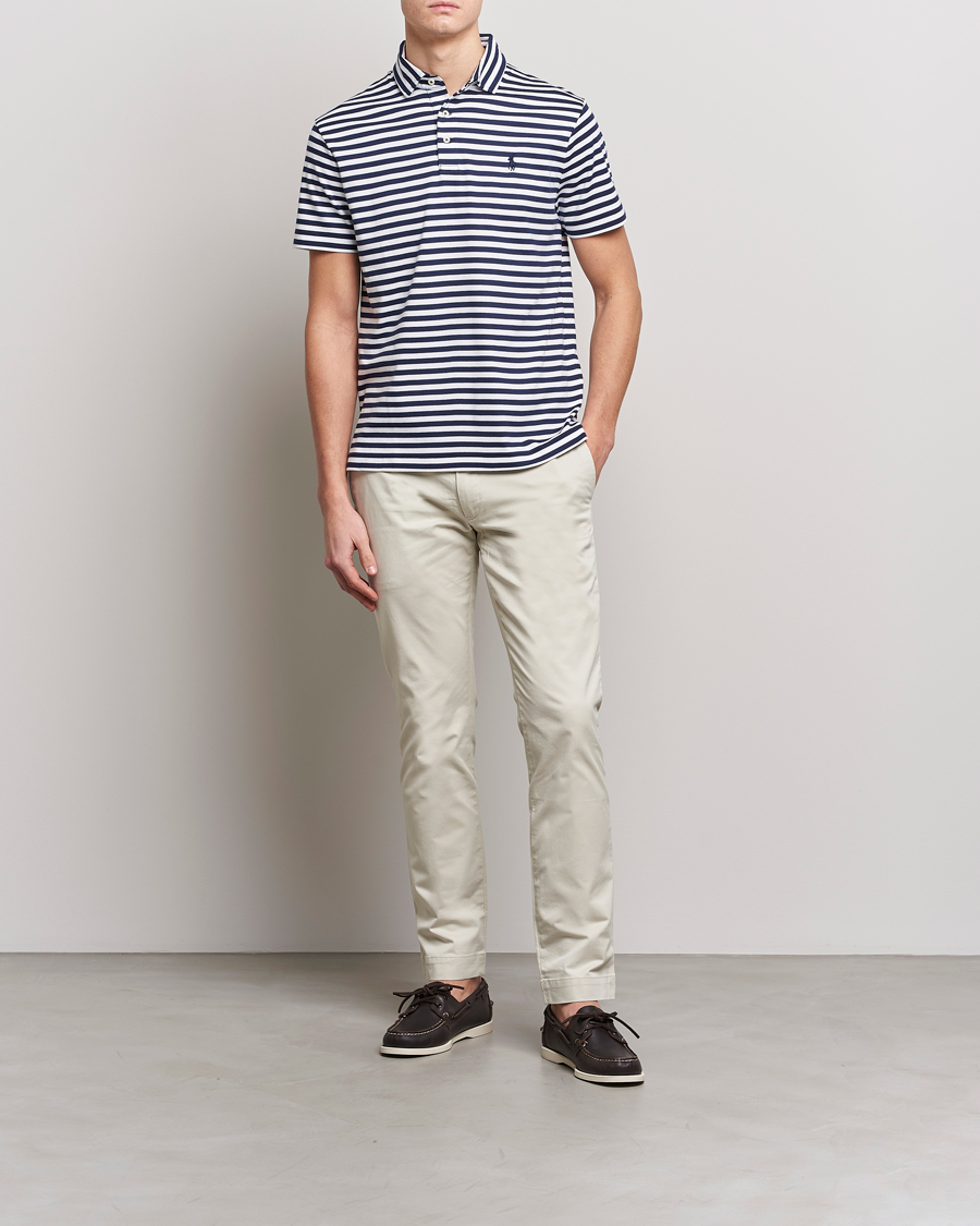 Mies | Pikeet | Polo Ralph Lauren | Pima Cotton Striped Polo Navy/White