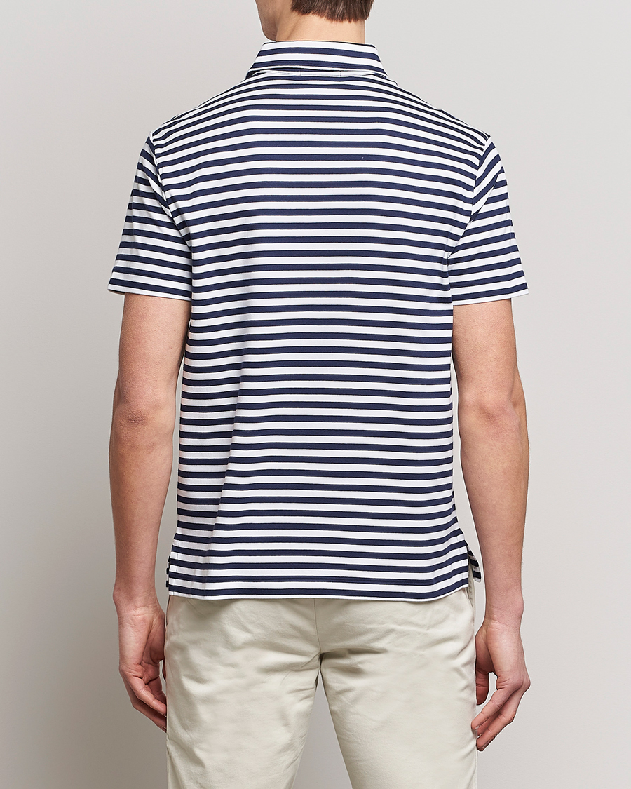 Mies | Pikeet | Polo Ralph Lauren | Pima Cotton Striped Polo Navy/White